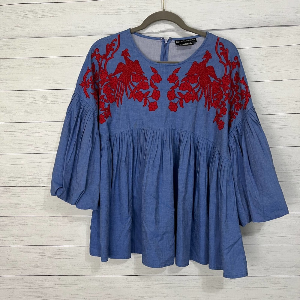 Anthropologie hemant & nadita Lianna blouse